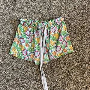 Jockey Green and Yellow Pajama Shorts Relaxed Fit